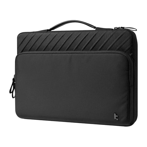 Tomtoc Voyage-A24 - Sacoche pour ordinateur portable 16 pouces en Cordura 420D (noire) : sacoche Tomtoc Voyage-A24 noire de 16 pouces