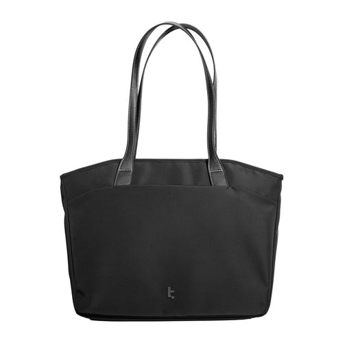 Tomtoc Versatile-T23 - Sac 18 L pour ordinateur jusqu'à 16 pouces (noir) : sac Tomtoc Versatile-T23 noir porté à l'épaule