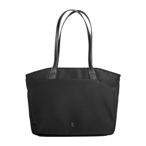 Tomtoc Versatile-T23 - Sac 18 L pour ordinateur jusqu'à 16 pouces (noir) : sac Tomtoc Versatile-T23 noir porté à l'épaule