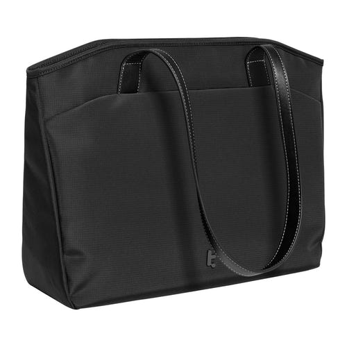 Tomtoc Versatile-T23 - Sac 12,5 L pour ordinateur jusqu'à 16 pouces (noir) : détail des poignées et de la fermeture