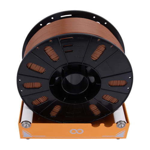 ELEGOO 50.204.0104 - Support de bobine 5 kg pour OrangeStorm Giga : bobine installée sur les galets du support