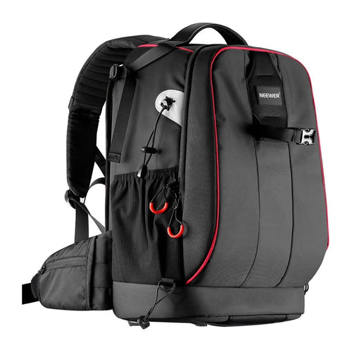 Neewer NW-XJB-D2330-R - Sac à dos photo imperméable avec cadenas : sac à dos photo Neewer NW-XJB-D2330-R noir