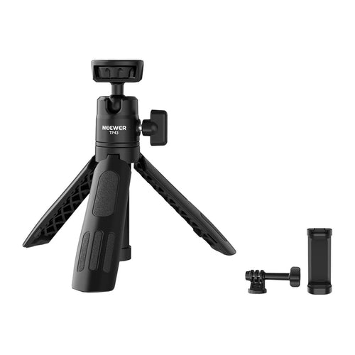 Neewer TP43 - Mini trépied pliable et perche à selfie 126 g : mini trépied Neewer TP43 déplié