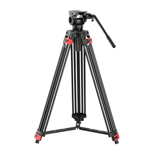 Neewer TP37 - Trépied vidéo à tête fluide, charge 8 kg : trépied vidéo Neewer TP37 avec tête fluide