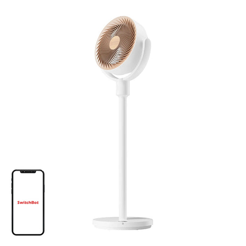 SwitchBot W3800520 - Ventilateur colonne sans fil 24 000 mAh : ventilateur colonne sans fil de face