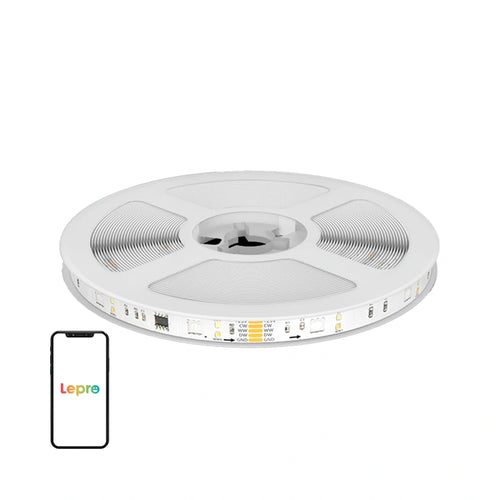Lepro - Ruban LED RGBIC connecté de 10 m, 2400 lm, 2700-5700 K