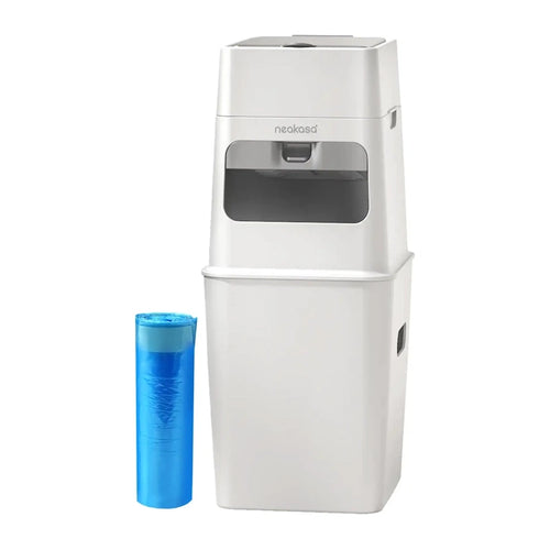 Neakasa PooGuard - Poubelle à déchets animaliers 9,2 L (blanc) : poubelle à déchets animaliers Neakasa PooGuard blanche
