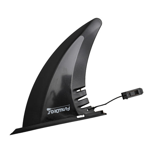 FunWater ACC1180267 - Aileron de paddle 7 pouces (noir) : aileron monté sous une planche de paddle
