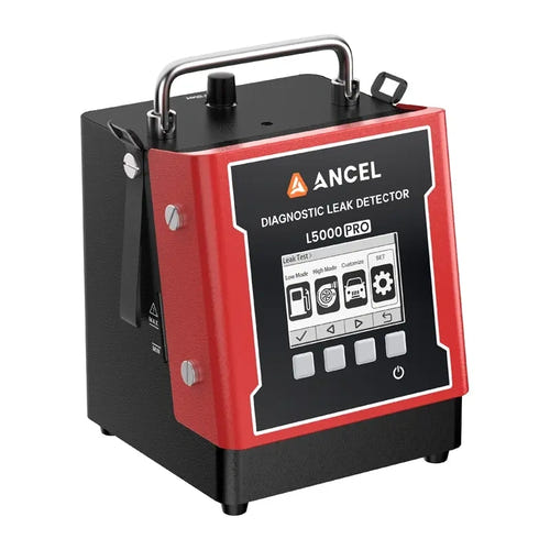 ANCEL L5000 PRO - Détecteur de fuite fumée multi-tests : écran LCD panneau contrôle
