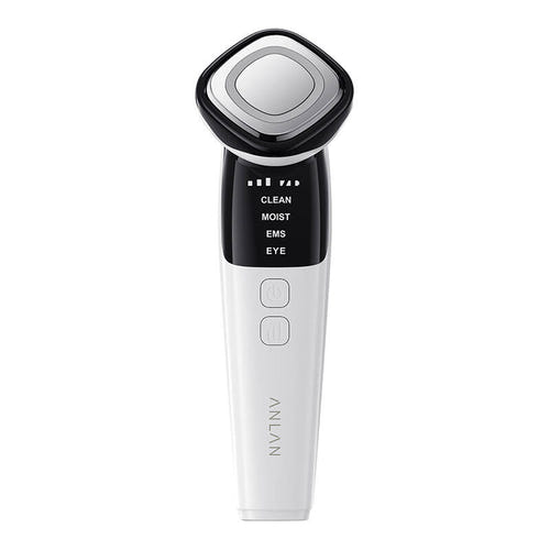 ANLAN 01-ADRY32-02A - Appareil de soin du visage 4 modes à écran LCD : blanc