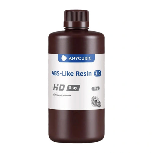 ANYCUBIC ABS-Like Resin 3.0 - résine 3D grise résistante aux chocs : gris étiquette