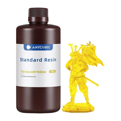 ANYCUBIC Standard Resin transparente jaune - Résine 3D 1 kg - visuel 1