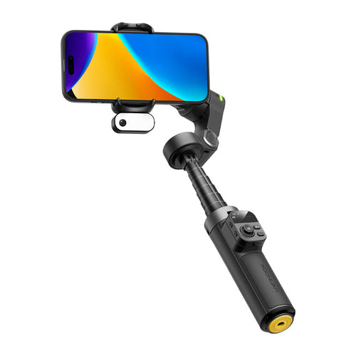 AOCHUAN X3 - Stabilisateur 3 axes avec module IA et perche (noir) (vue 3)