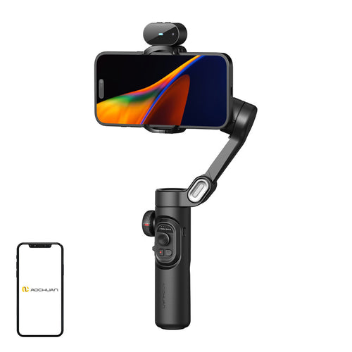 AOCHUAN XE - Stabilisateur 3 axes avec module IA (noir) (vue 1)