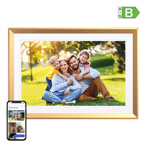 ARZOPA D10 - Cadre photo numérique tactile 10,1 pouces, or : doré