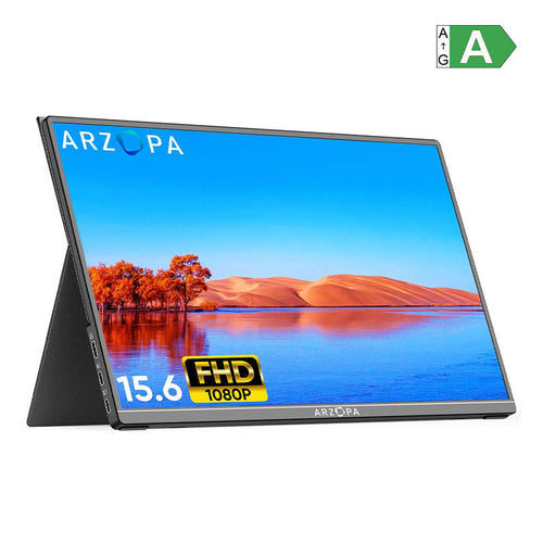 ARZOPA A1T - Écran portable tactile 15,6 pouces Full HD, 890 g
