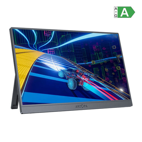ARZOPA Z1FC - Écran portable 16,1 pouces 144 Hz, gris argent