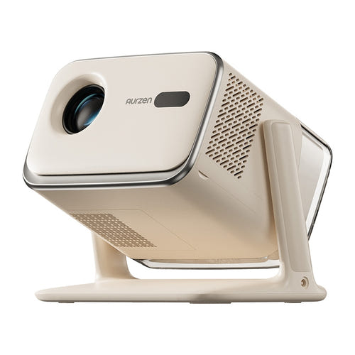 Aurzen Boom Mini - Vidéoprojecteur Full HD Google TV avec housse de protection : EPP ouverte