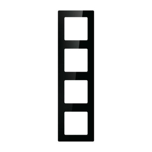 AVATTO N-TS10-Frame-B4 - Cadre quadruple pour interrupteurs, noir
