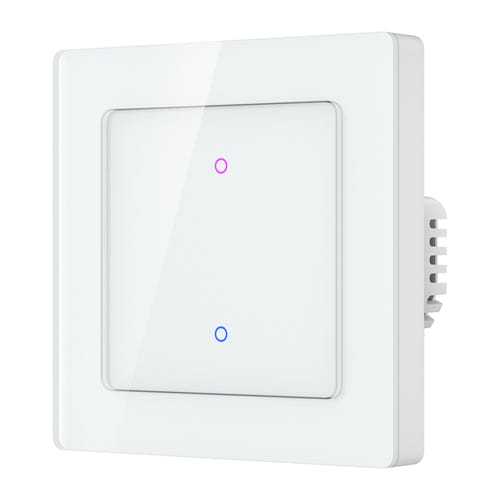 AVATTO TS20-EU-W2 - Interrupteur tactile connecté Wi-Fi 2 voies