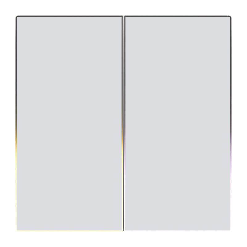 AVATTO TS60-EU-W2 - Interrupteur tactile connecté ZigBee 2 voies, blanc - visuel 1