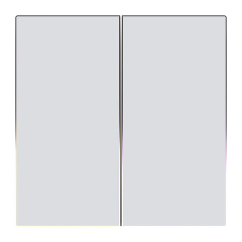 AVATTO TS60-EU-W2 - Interrupteur tactile connecté Wi-Fi 2 voies