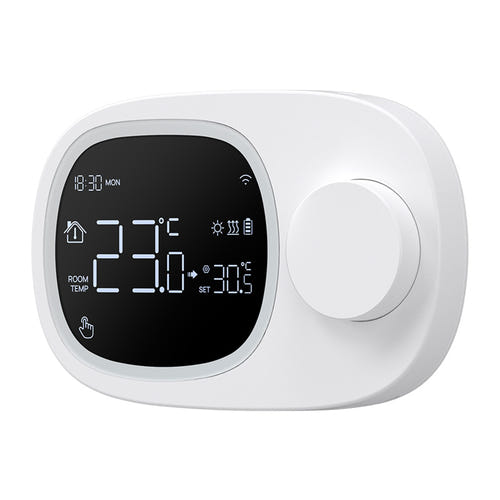 AVATTO WT598 - Thermostat connecté Wi-Fi chauffage et climatisation : écran négatif température