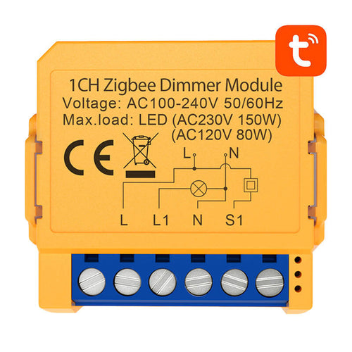 AVATTO ZDMS16-1 - Module interrupteur connecté ZigBee 1 canal