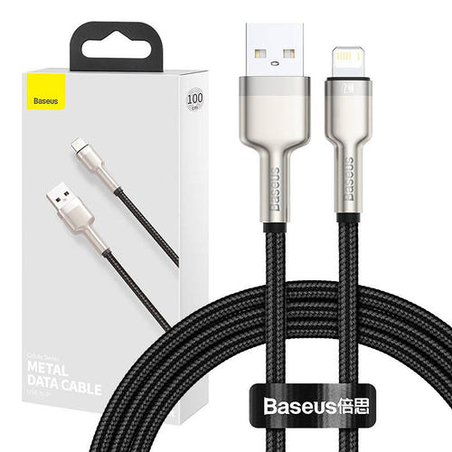 Baseus Cafule - Câble USB vers Lightning 1 m 2,4 A (noir) (vue 1)