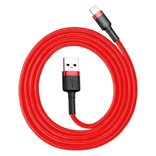 Baseus Cafule - Câble USB vers Lightning 1 m 2,4 A (noir/rouge) (vue 1)