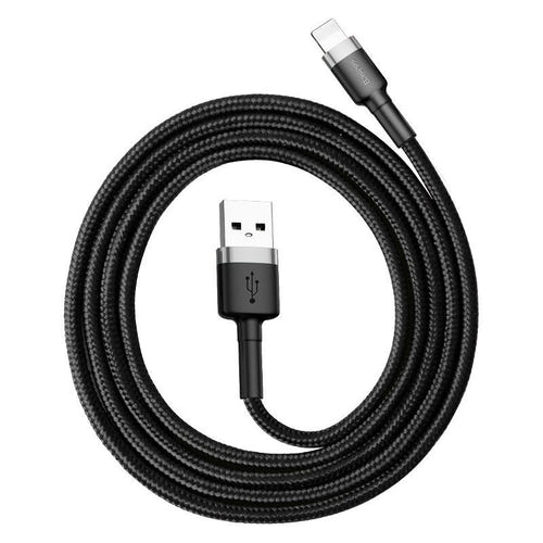 Baseus Cafule - Câble USB vers Lightning 2 m 1,5 A (gris/noir) (vue 1)
