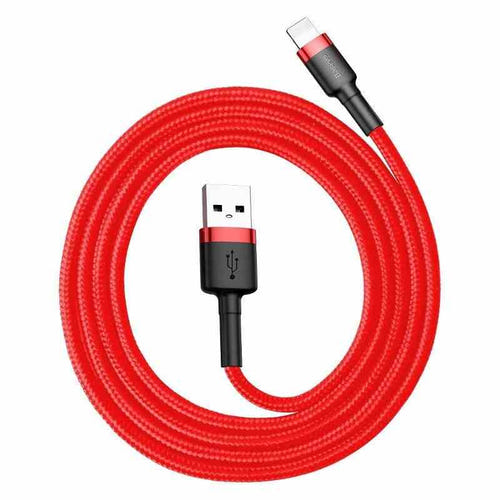 Baseus Cafule - Câble USB vers Lightning 0,5 m 2,4 A (rouge) (vue 1)