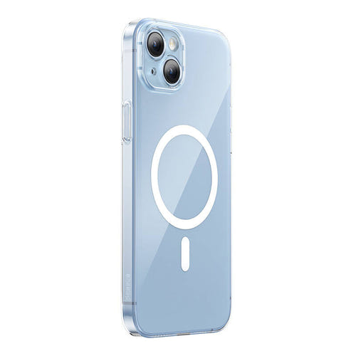 Baseus Crystal Series Magnetic - Coque magnétique transparente pour iPhone 14 Plus avec verre trempé - visuel 2