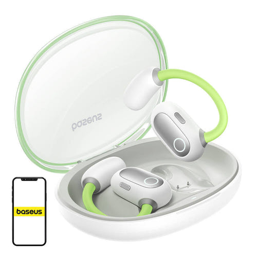 Baseus Eli Sport 1 - Écouteurs sport à oreille libre (vert) (vue 1)
