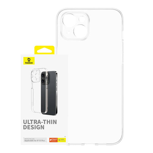 Baseus OS-Lucent Series - Coque transparente pour iPhone 15 Plus