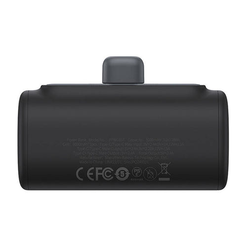 Baseus Compact PPWC05T - Batterie externe 5000 mAh 20 W USB-C, noire - visuel 2