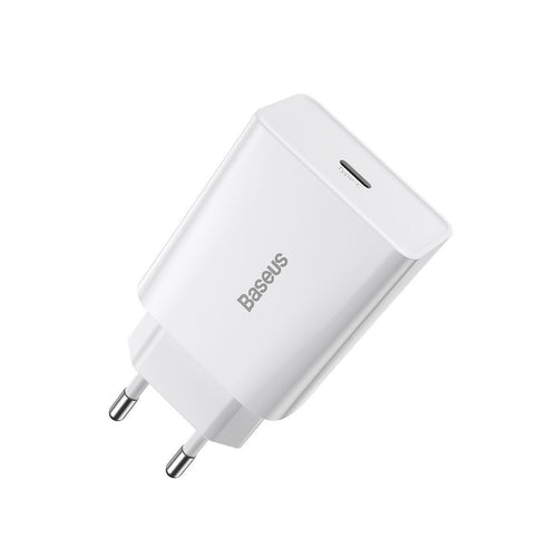 Baseus Speed Mini CCFS-SN02 - Chargeur secteur USB-C PD 20 W (blanc) - visuel 1