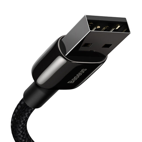 Baseus Tungsten Gold - Câble USB vers Lightning 2 m 2,4 A (noir) (vue 2)