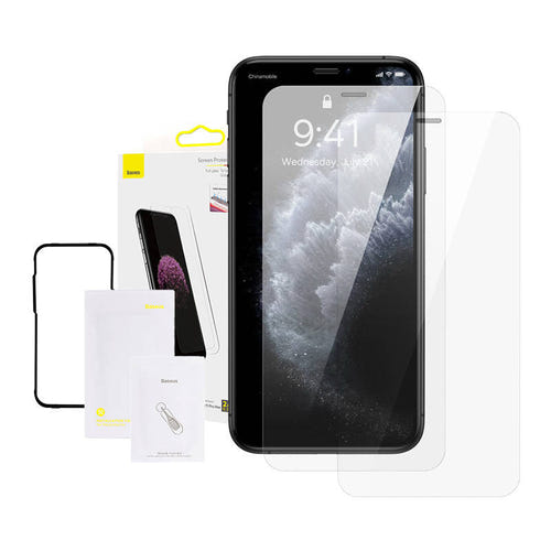 Baseus - Verre trempé 0,3 mm pour iPhone XS Max/11 Pro Max (lot de 2) (vue 1)