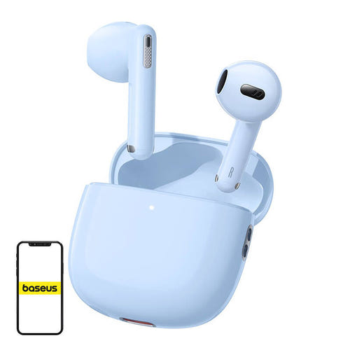 Baseus Bowie WX5 - Écouteurs sans fil Bluetooth 5.3, 30 h d'autonomie, bleu - visuel 1