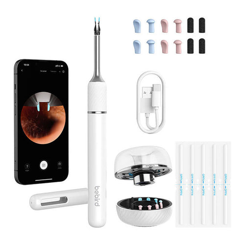 bebird Note 5 Pro - Otoscope connecté Wi-Fi 10 MP blanc