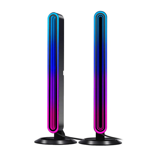BlitzWolf BW-AL1 - Lampe d'ambiance LED RGB 2 barres, synchro musique