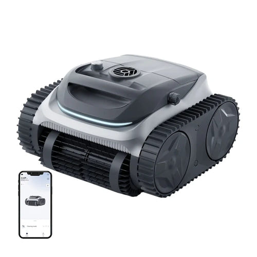 Bublue Bubot 700 - Robot de piscine sans fil pour le fond et les parois, bassins jusqu'à 80 m²