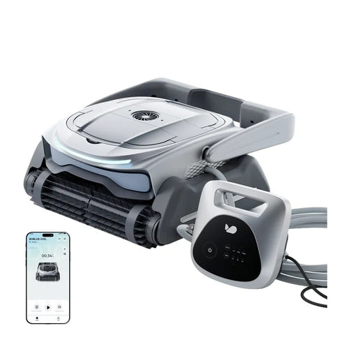 Bublue Bubot 800P - Robot de piscine filaire à quatre brosses, bassins jusqu'à 100 m²