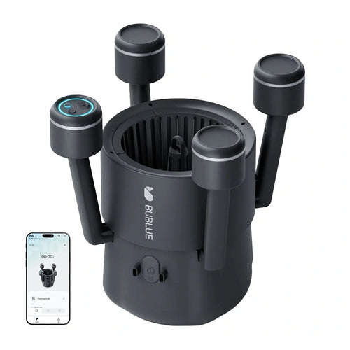 Bublue Vortex V5 - Robot de piscine sans fil pour bassins jusqu'à 50 m² - visuel 1