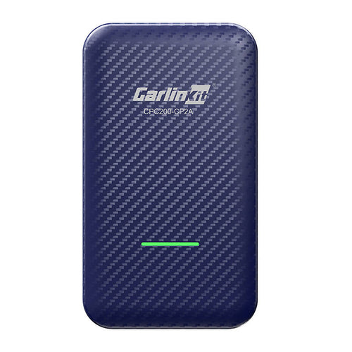 Carlinkit CP2A - Adaptateur CarPlay et Android Auto sans fil bleu