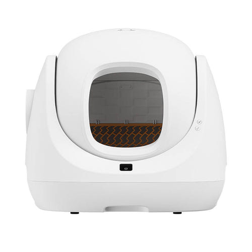 CATLINK BayMax - Litière autonettoyante connectée 7 litres à entrée basse : profil