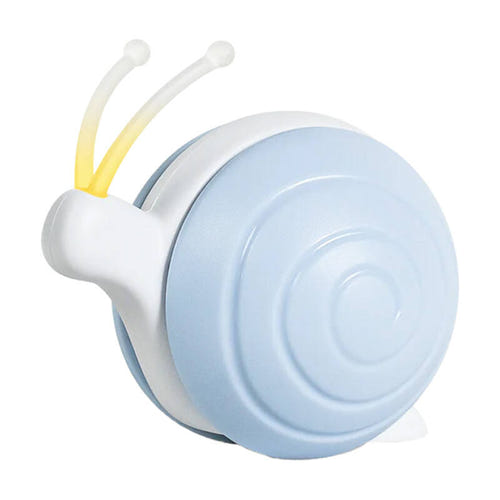 Cheerble Wicked Snail - Jouet interactif motorisé pour chat, bleu