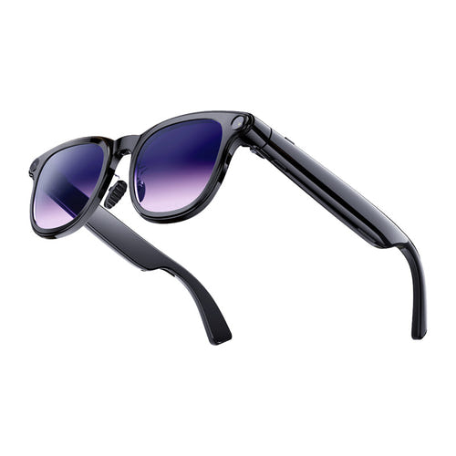 COLMi A2 - Lunettes audio IA avec 3 paires de verres interchangeables : trois verres