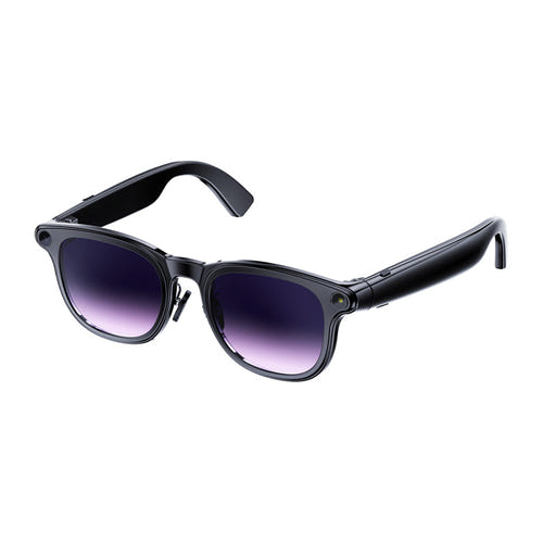 COLMi A2 - Lunettes audio IA avec 3 paires de verres interchangeables : fumés A2